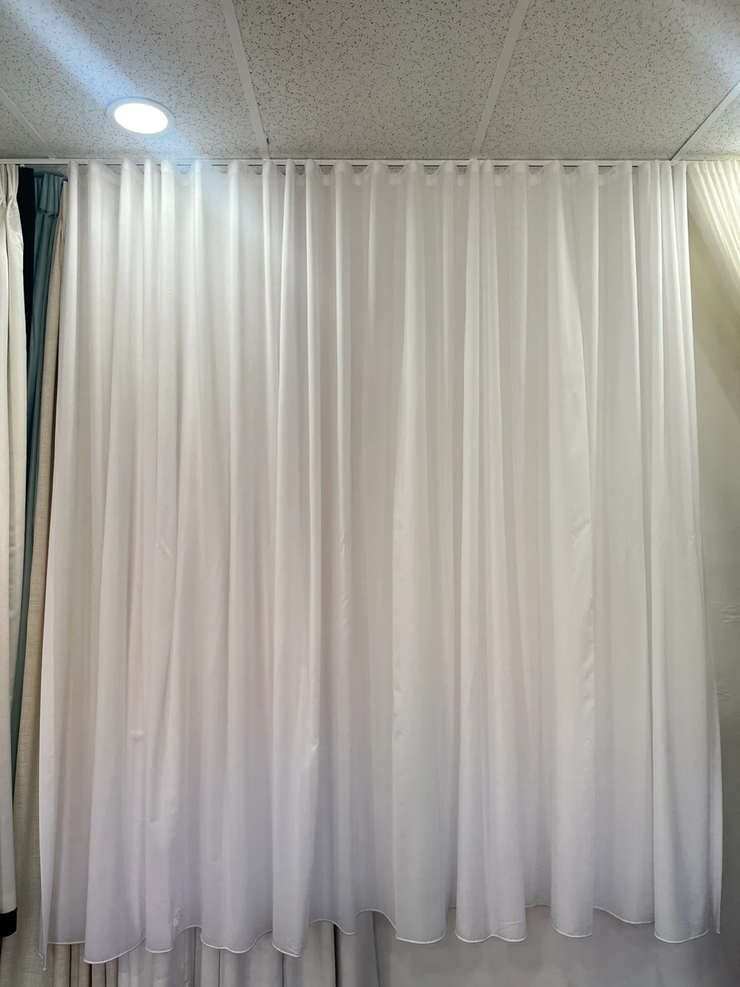 White Sheer Curtain