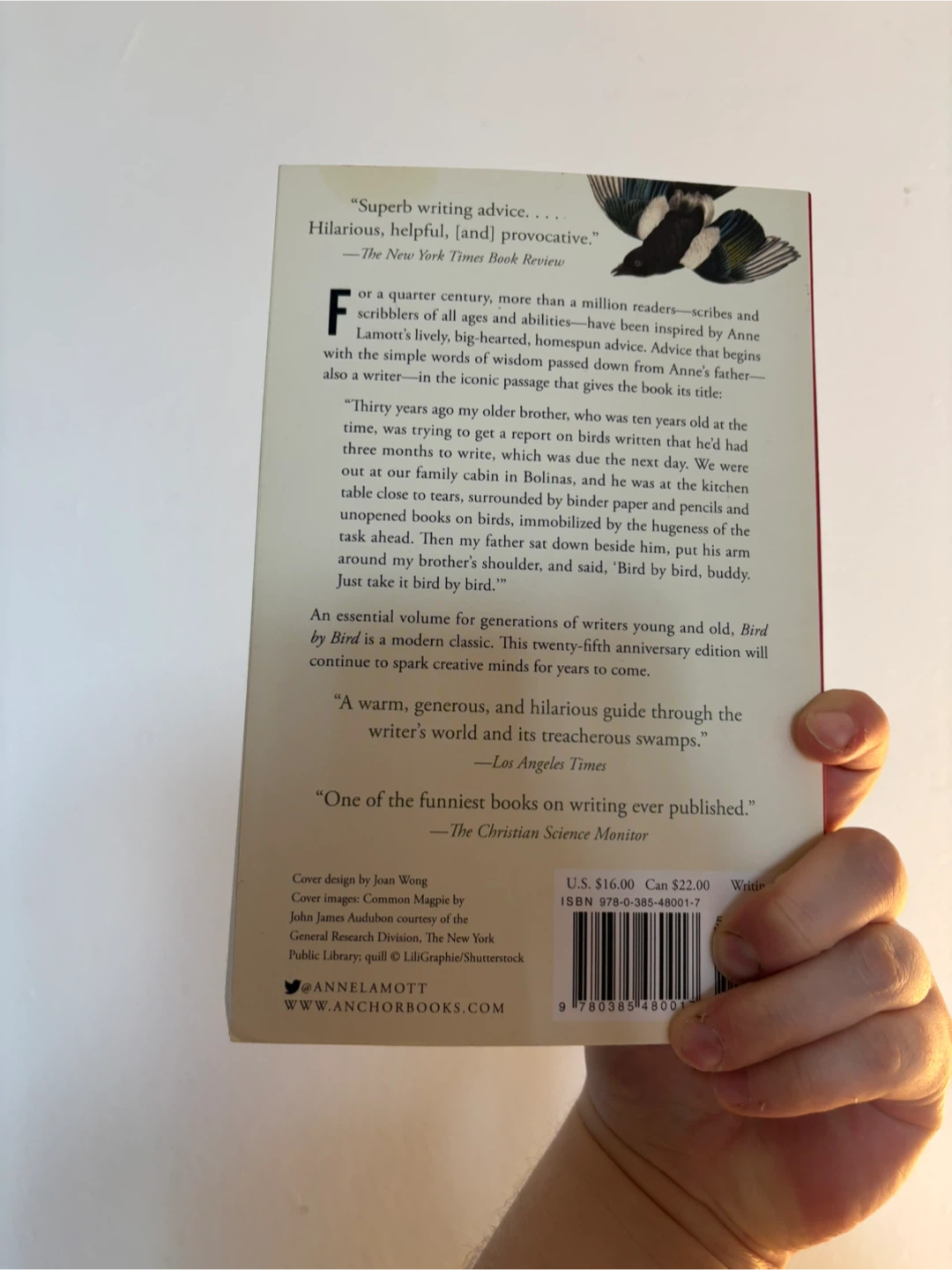 Bird by Bird by Anne Lamott (25th Anniversary Edition) - photo 2