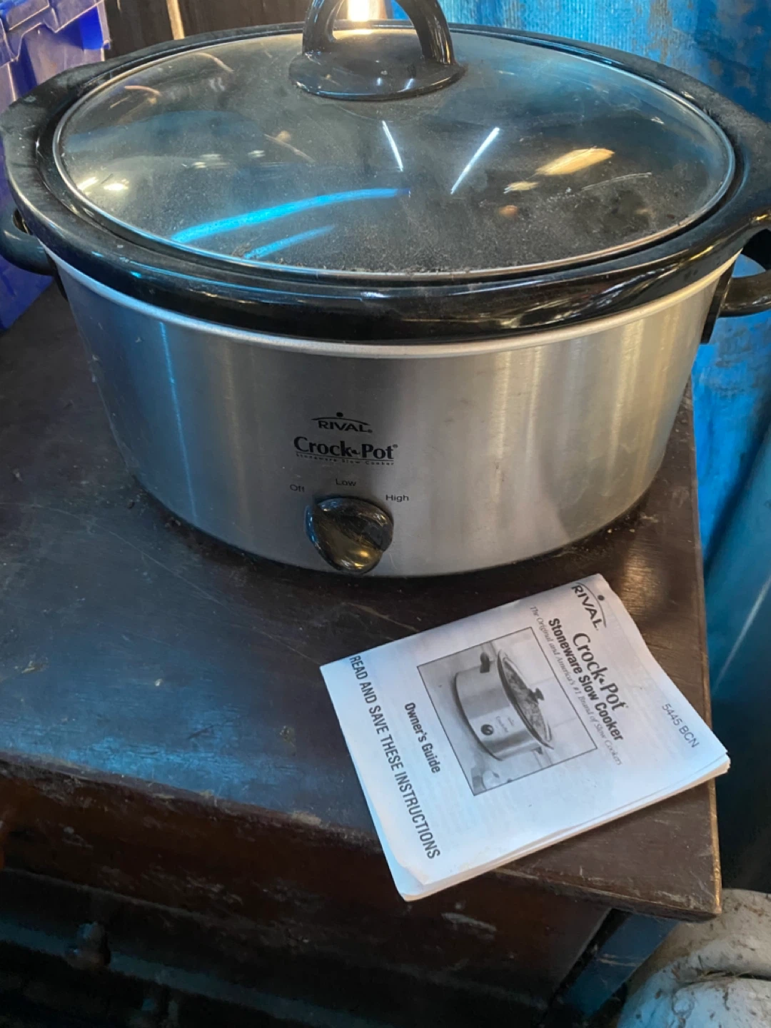 Rival Crock-Pot Stoneware Slow Cooker Model 5445