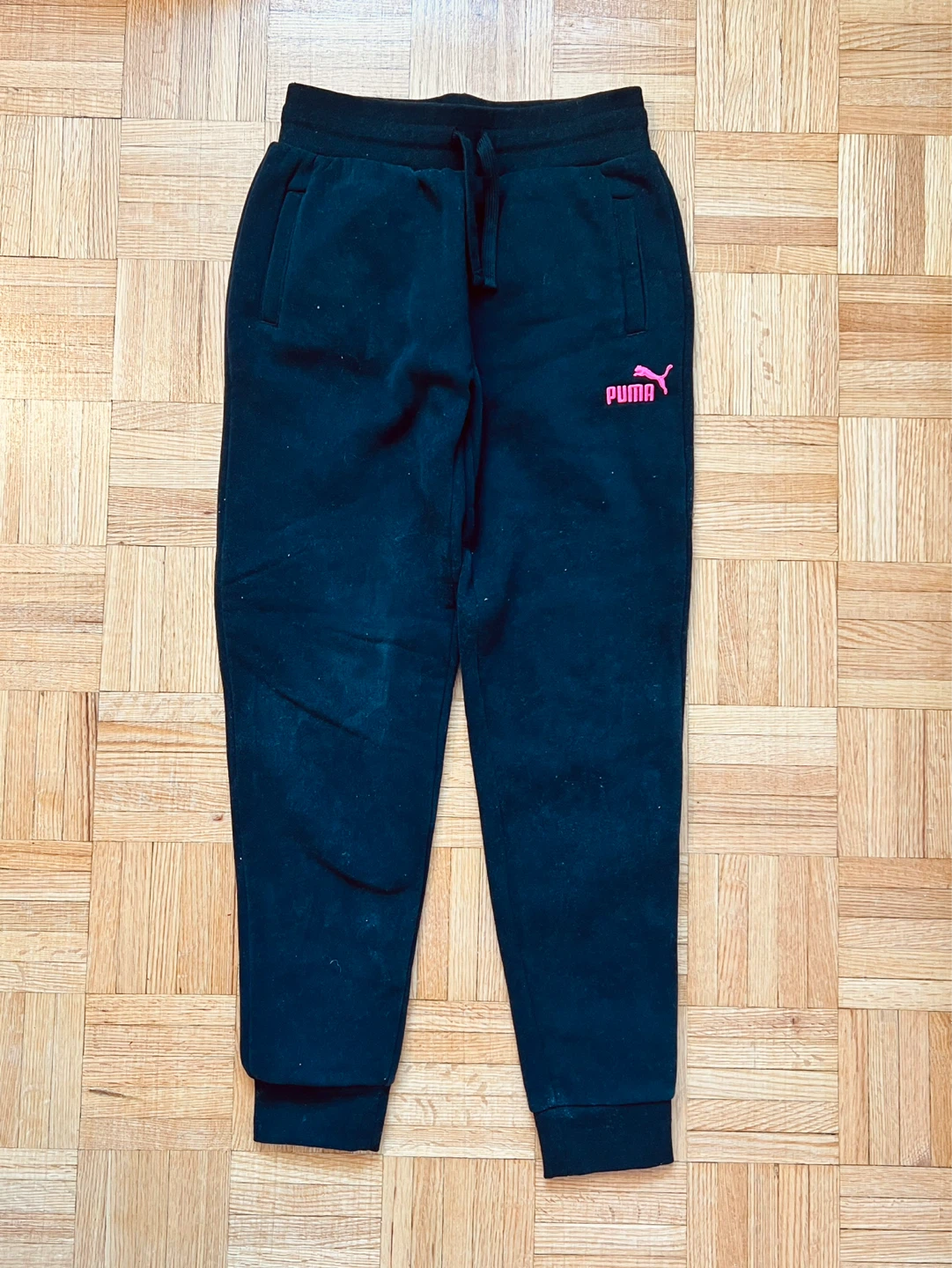 Puma Black Joggers Fleece