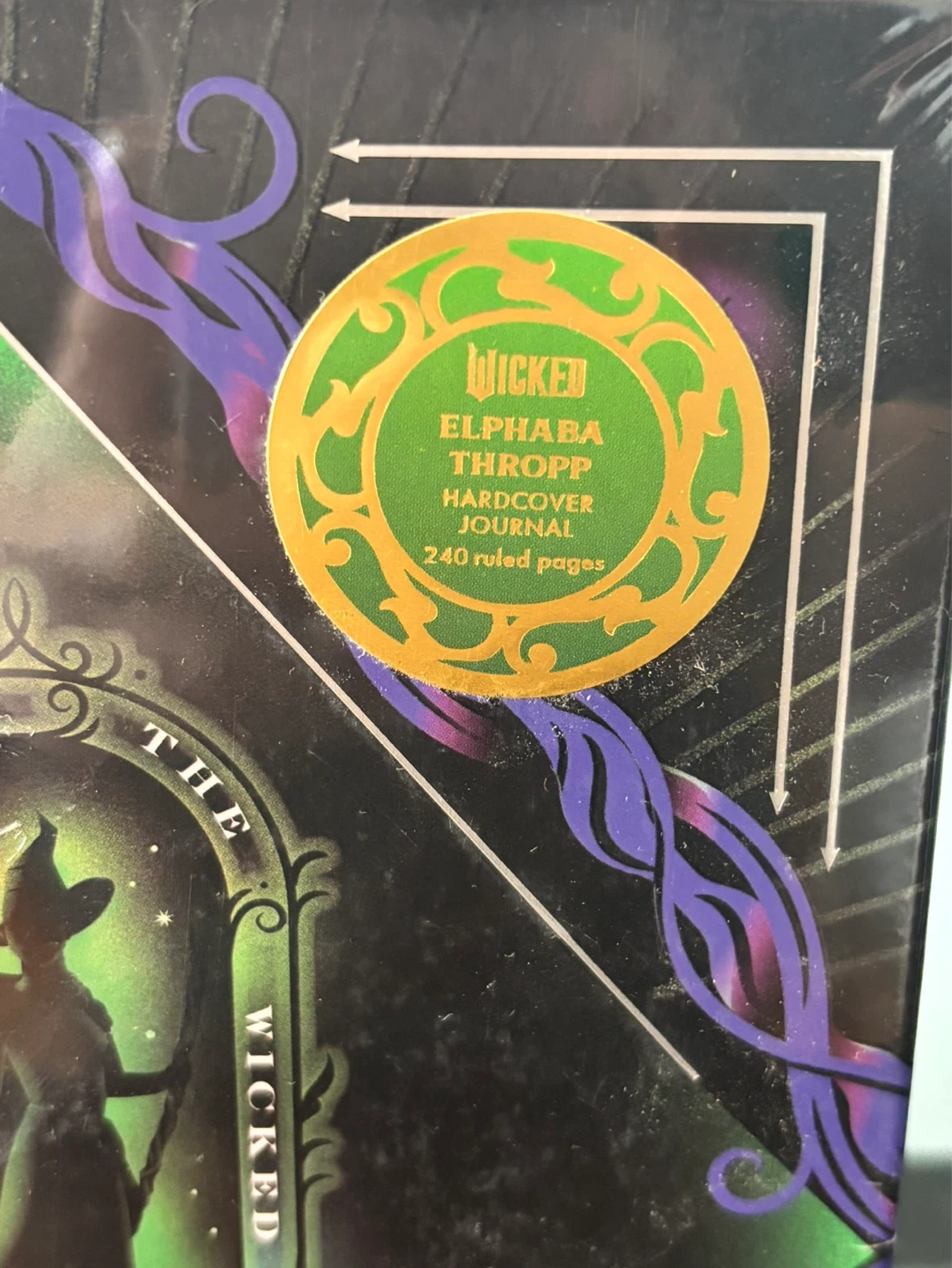 Wicked Elphaba Thropp Hardcover Journal - photo 2