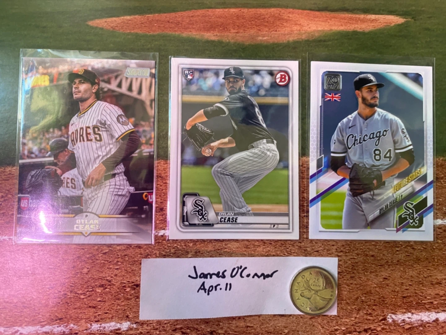 Dylan Cease Baseball Cards Lot