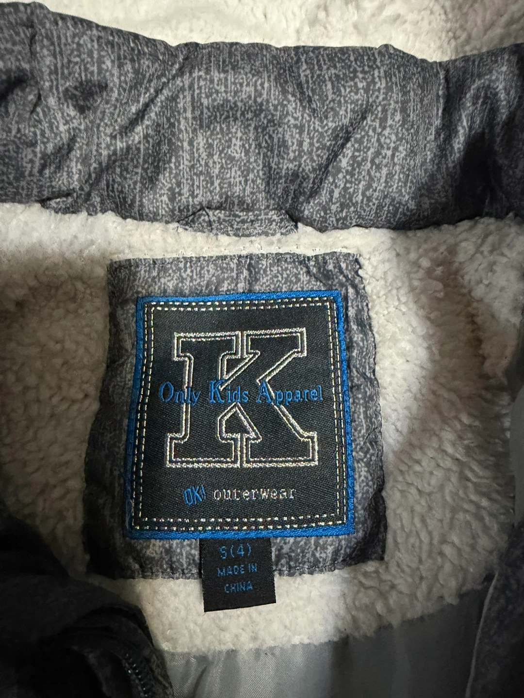 Only Kids Apparel Gray Puffer Jacket Size S (4)