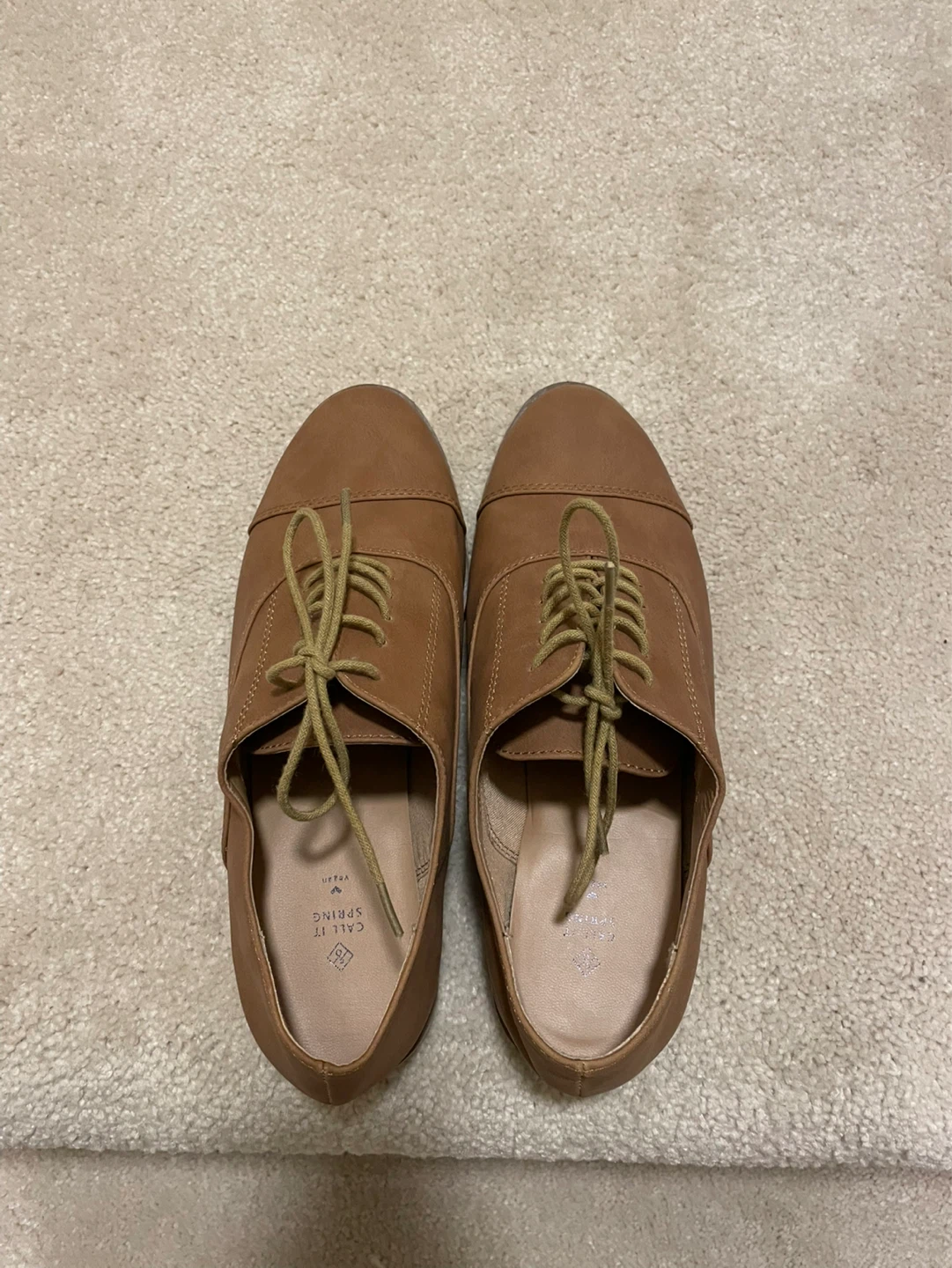 Call It Spring Brown Vegan Lace-Up Combat Boots - photo 5