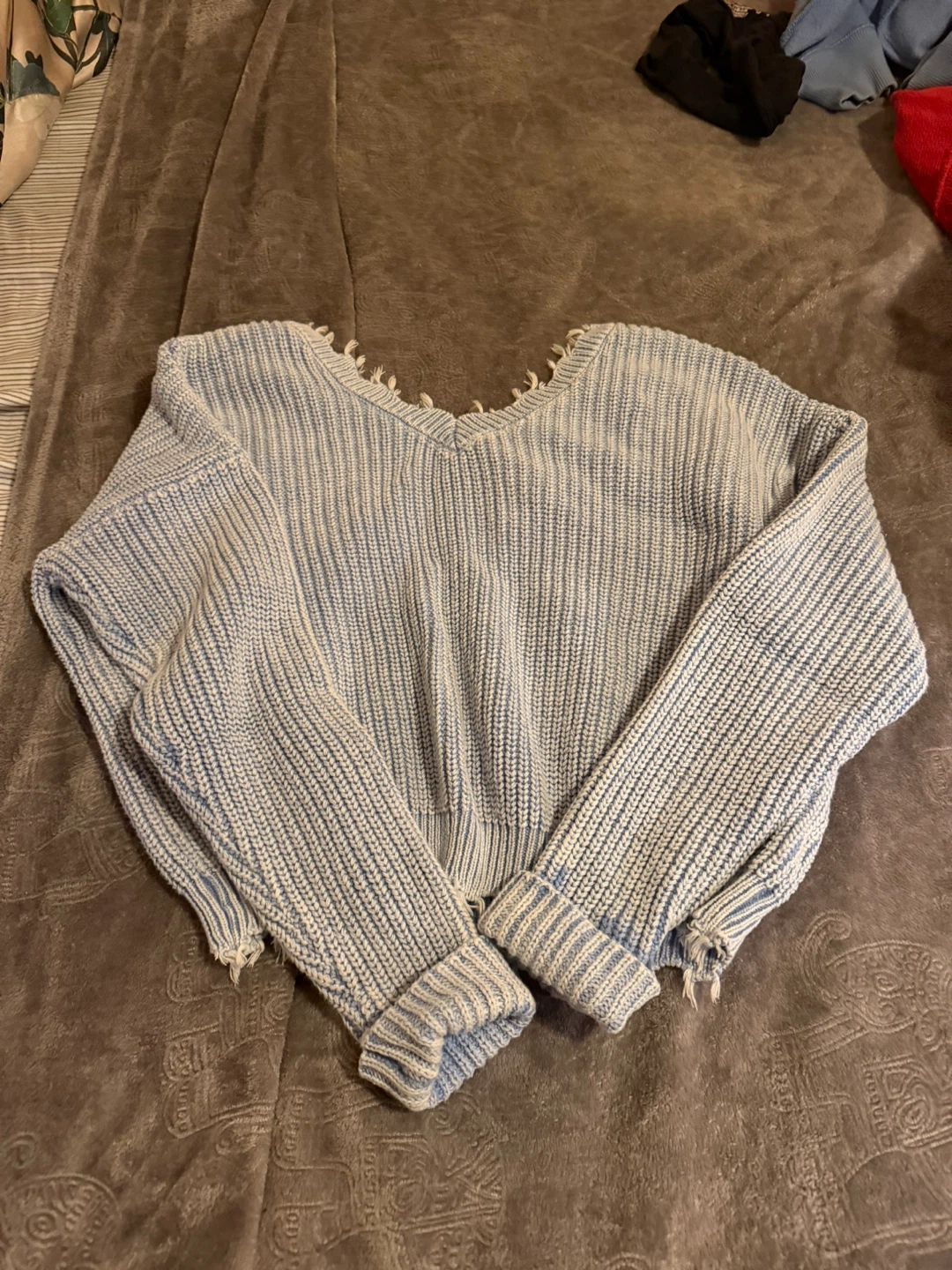 Rosie French Distressed Knit Sweater - photo 2