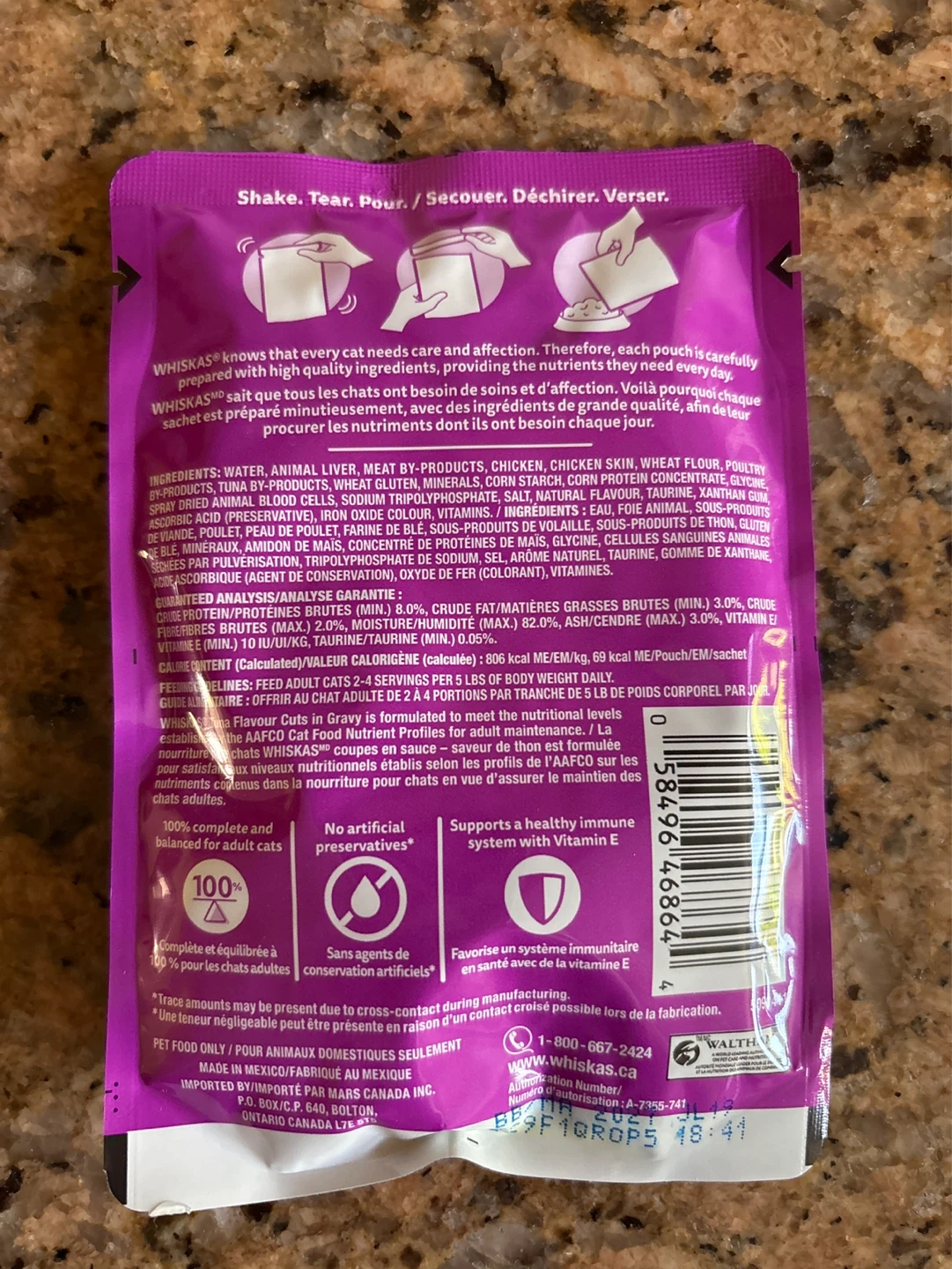 Whiskas Favourites Tuna Flavour Cat Food Pouch - 85g - photo 2