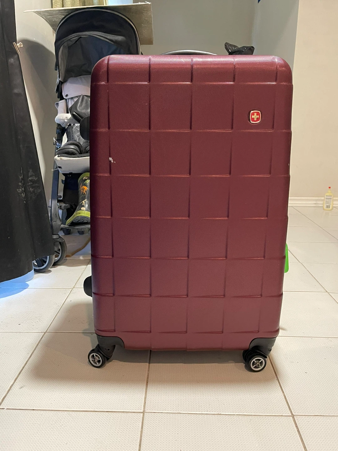 SWISSBRAND Burgundy Hardside Spinner Luggage - photo 5