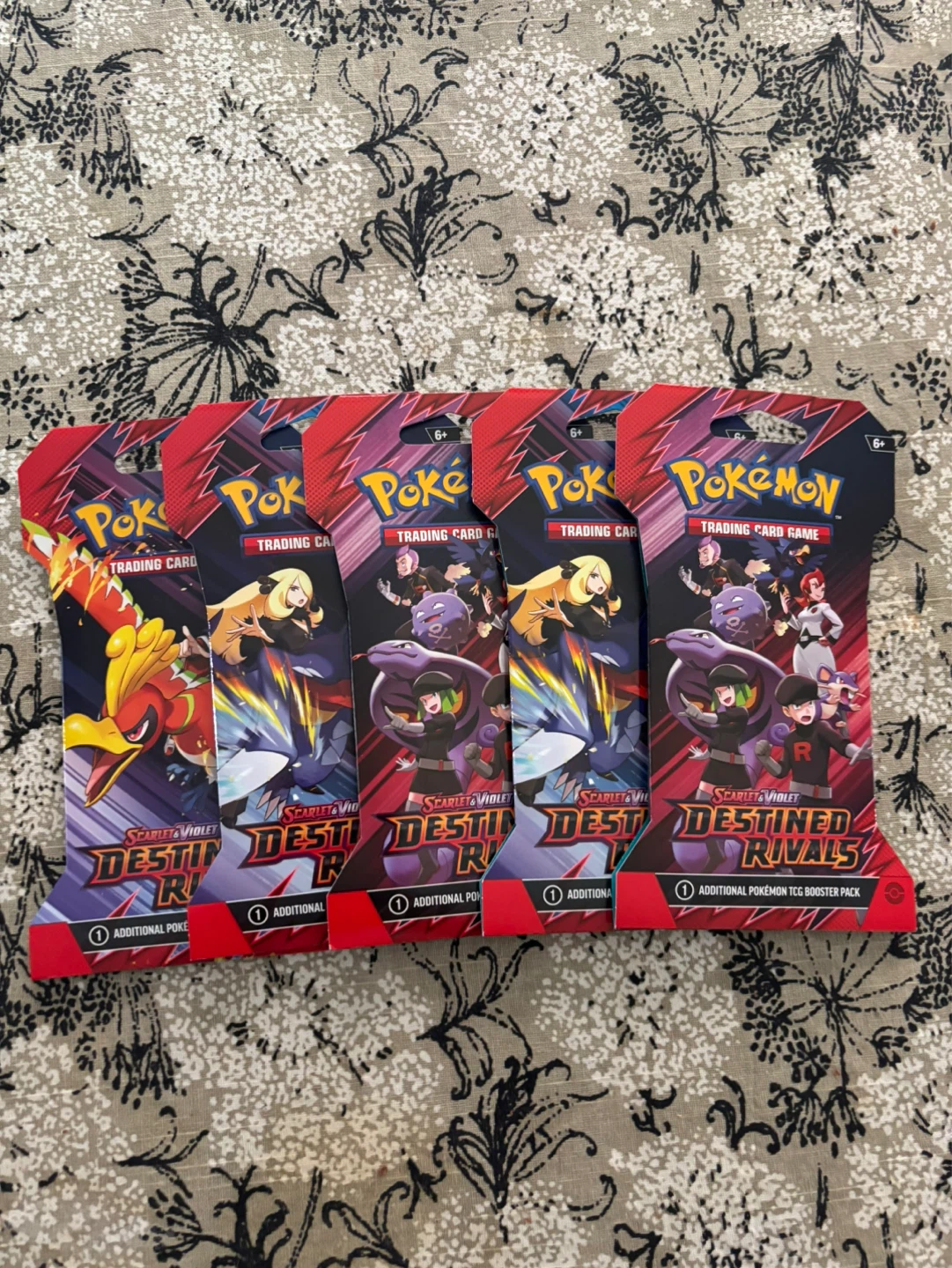 Pokémon Scarlet & Violet:  Destined Rivals Sleeved Booster Packs
