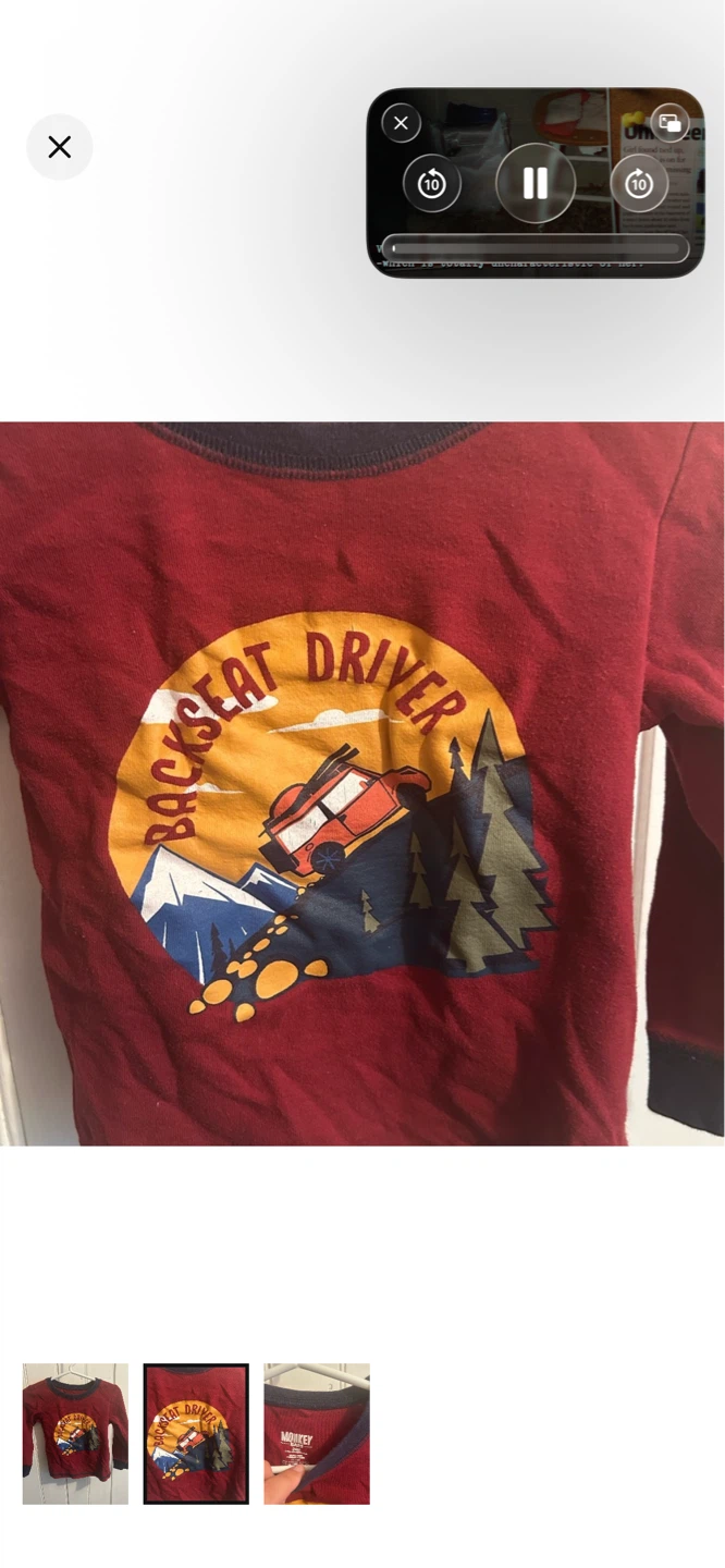 Monkey Bars Toddler Boys "Backseat Driver" Long Sleeve Shirt 24M - photo 2