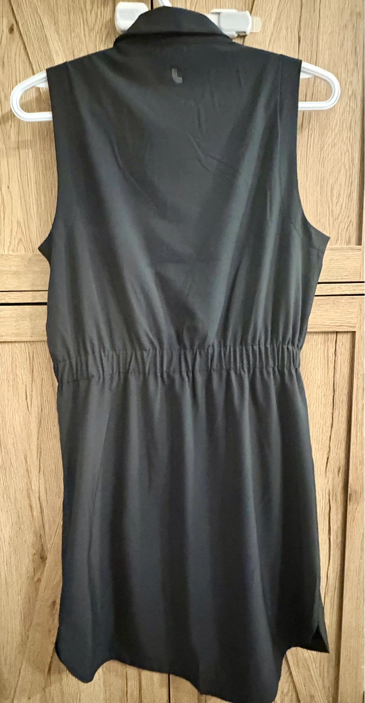 LOLE Women's Black Sleeveless Shirt Dress XS/TP - photo 5