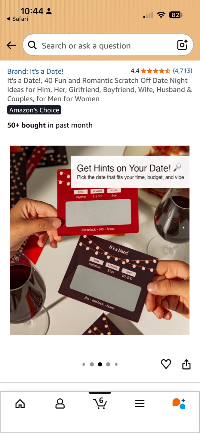 It's a Date! 40 Scratch Off Dates Game - photo 4