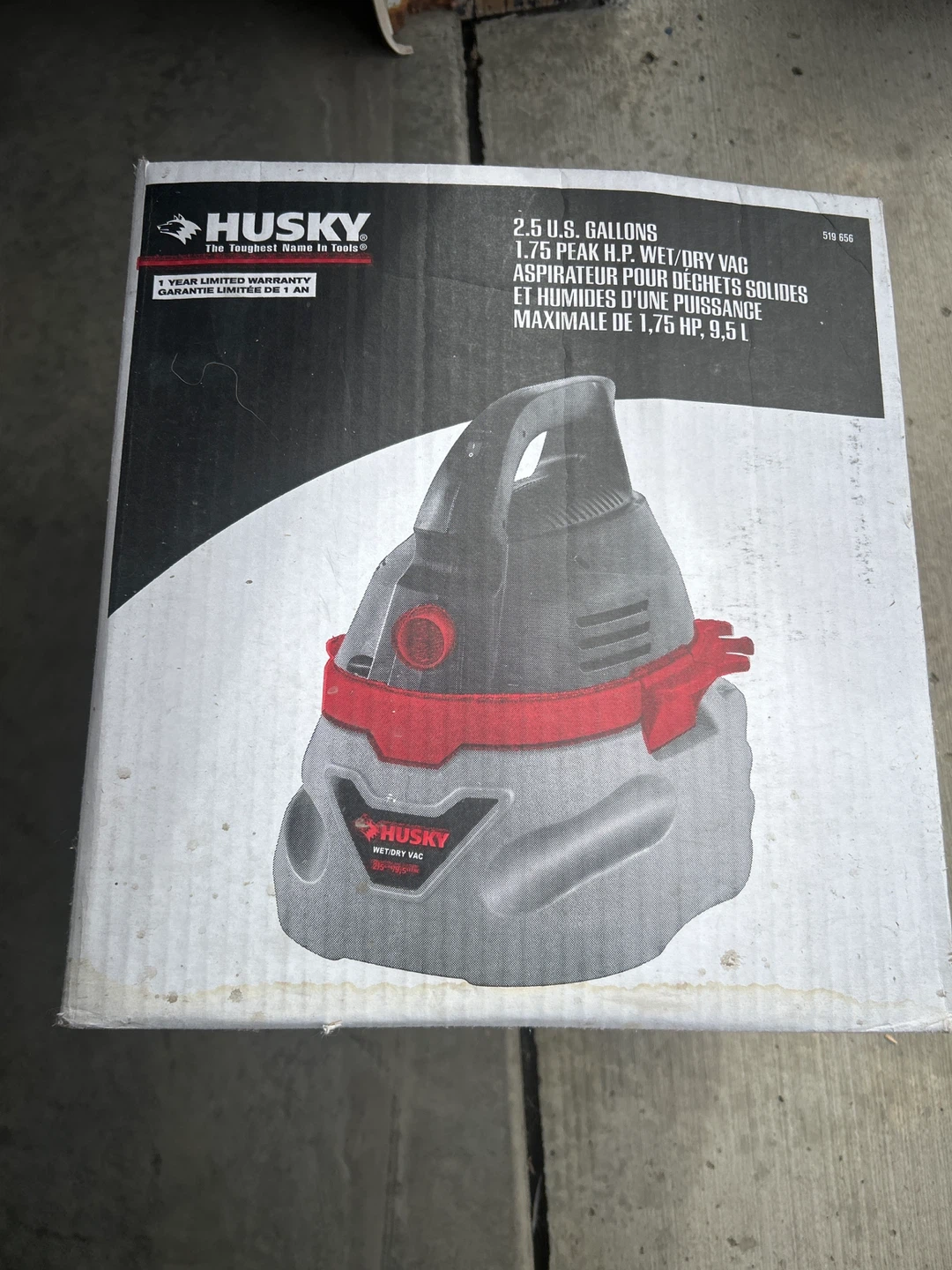 Husky 2.5 Gallon Wet/Dry Vac