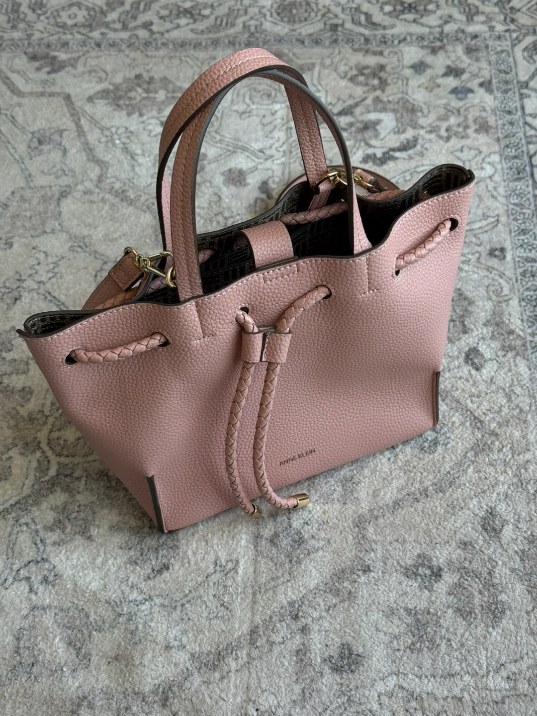 Anne Klein Pink Bucket Bag - photo 2