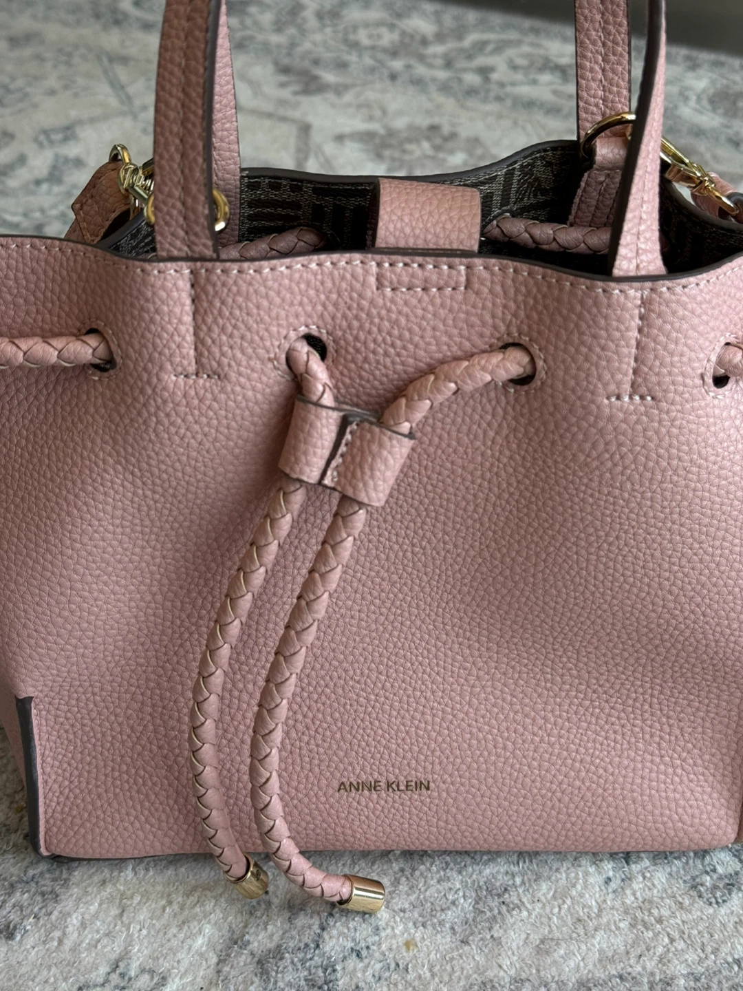 Anne Klein Pink Bucket Bag - photo 3