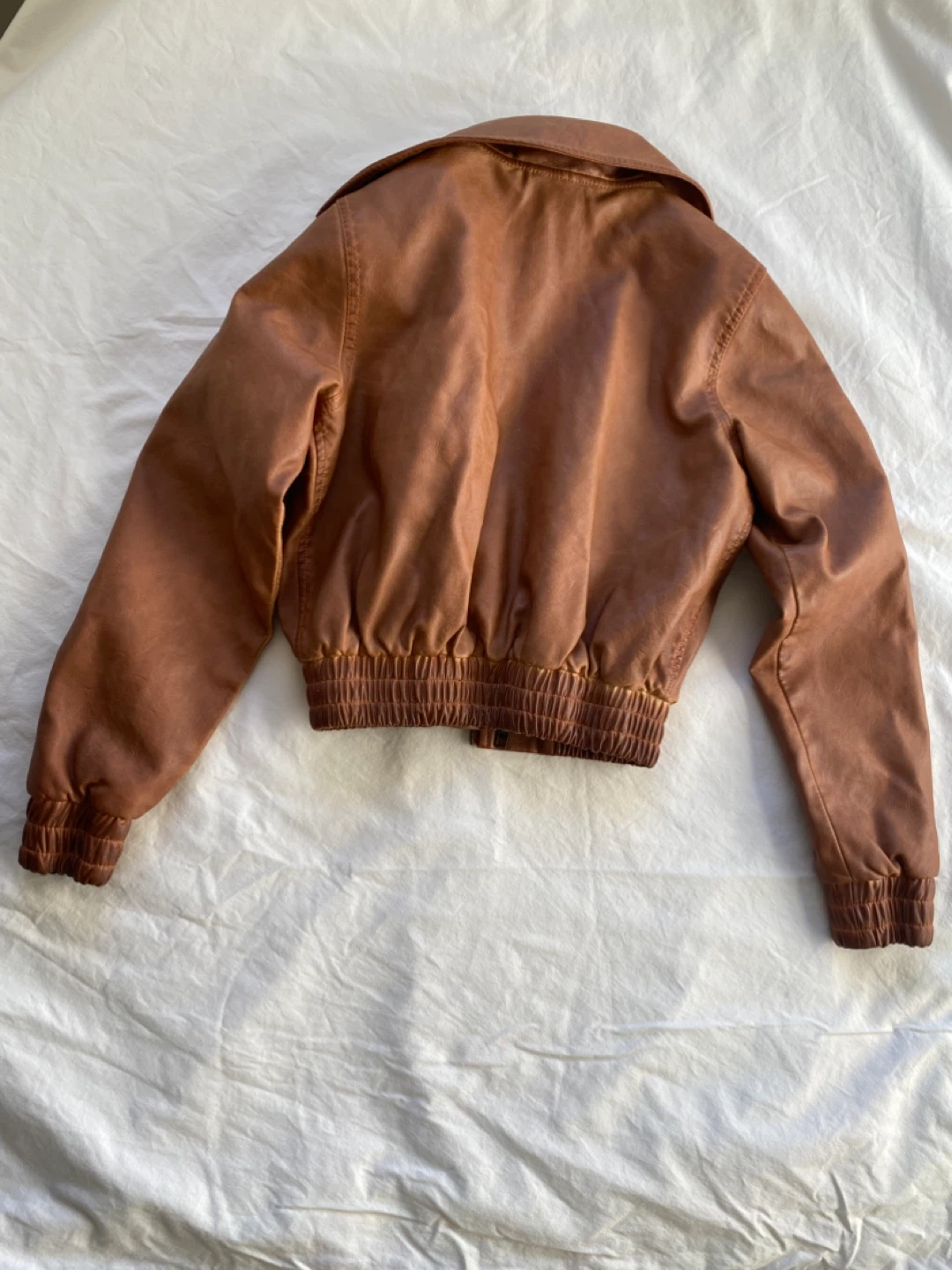 Kids Brown Bomber Jacket size 5-6 yrs - photo 5