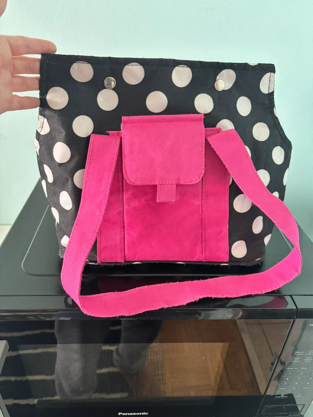 Polka Dot Pet Carrier Bag - photo 3