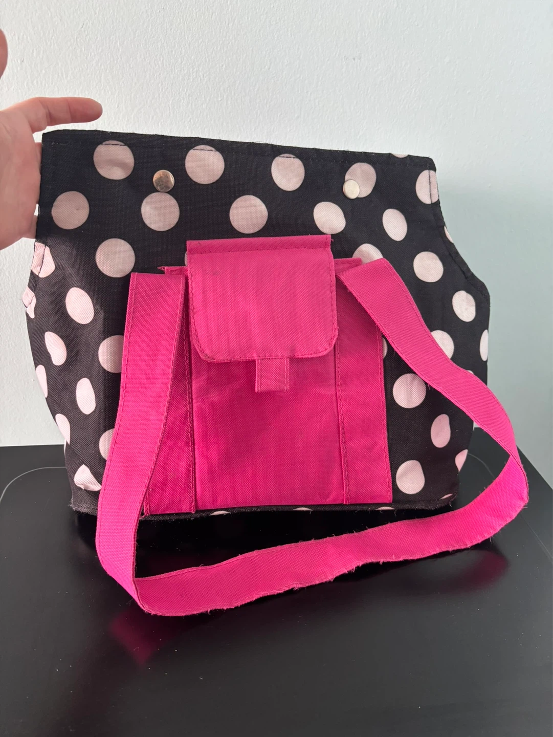 Polka Dot Pet Carrier Bag