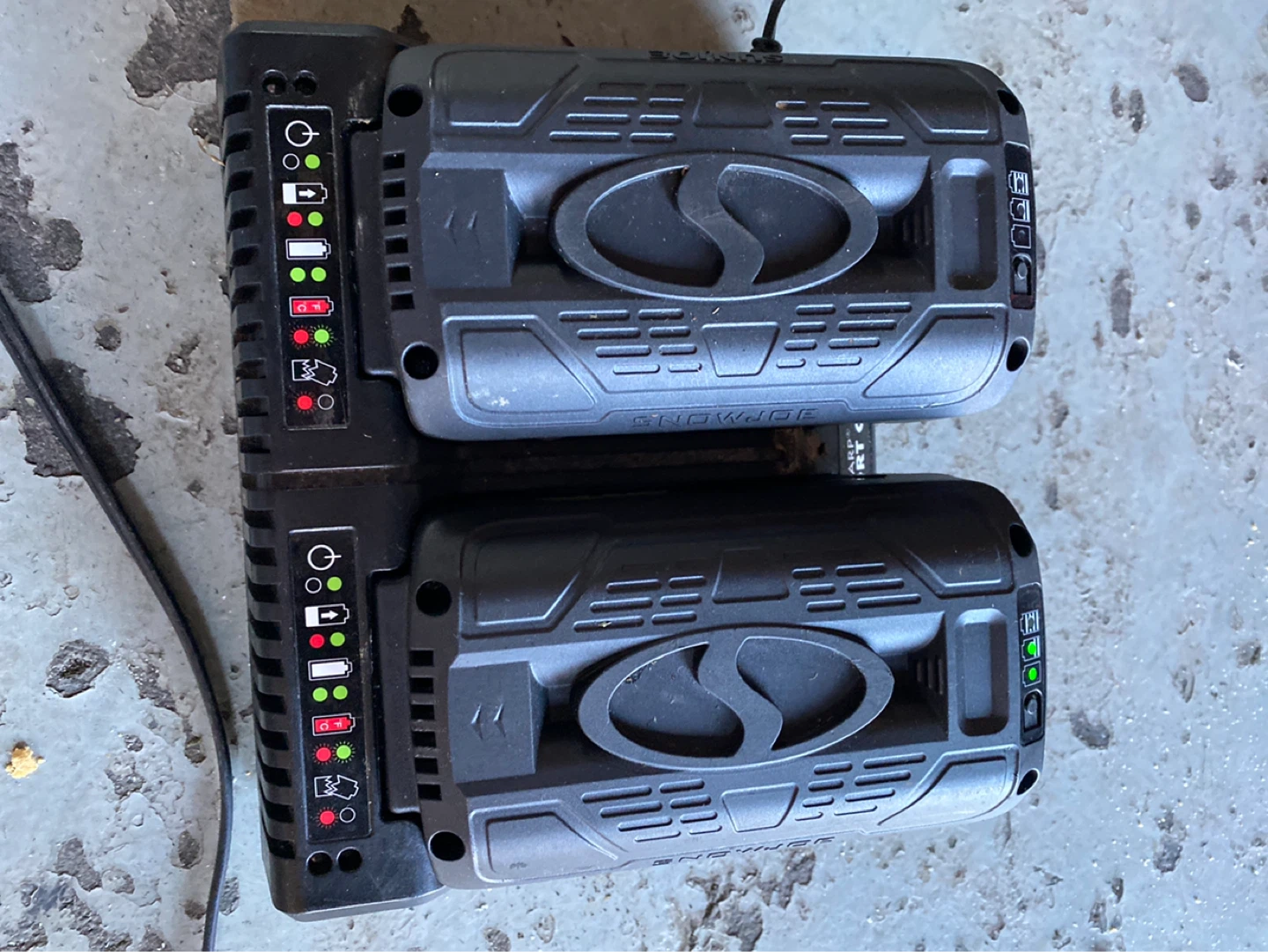 Snow Joe 40V Lithium-Ion Dual Port Charger