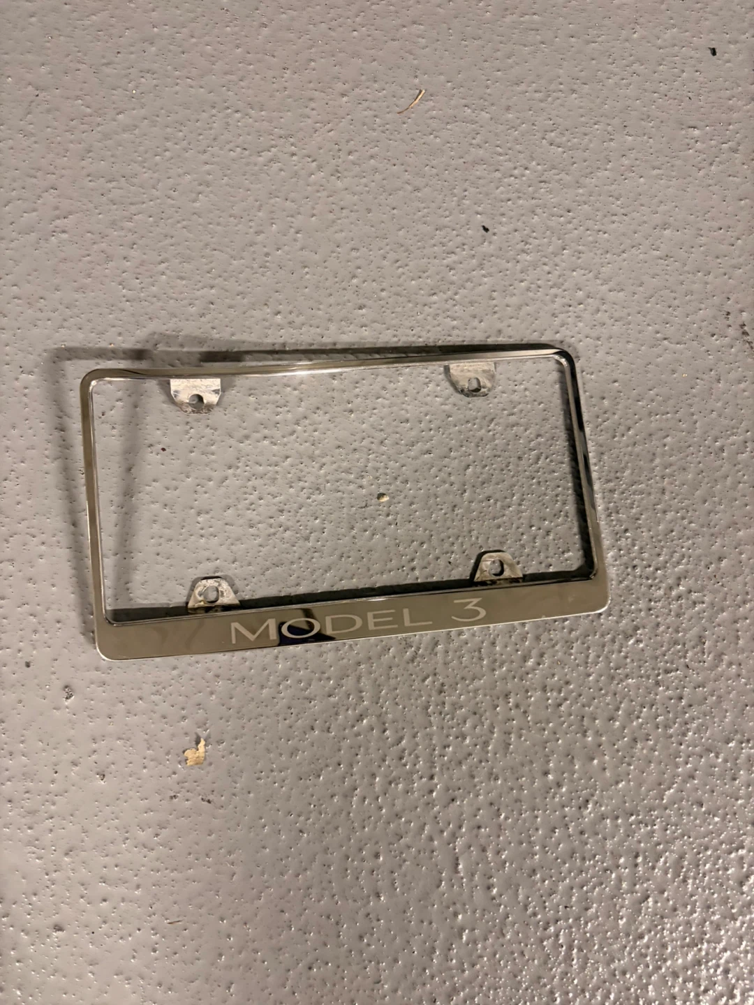 Tesla Model 3 All-Weather Floor Mats and License Plate Frame