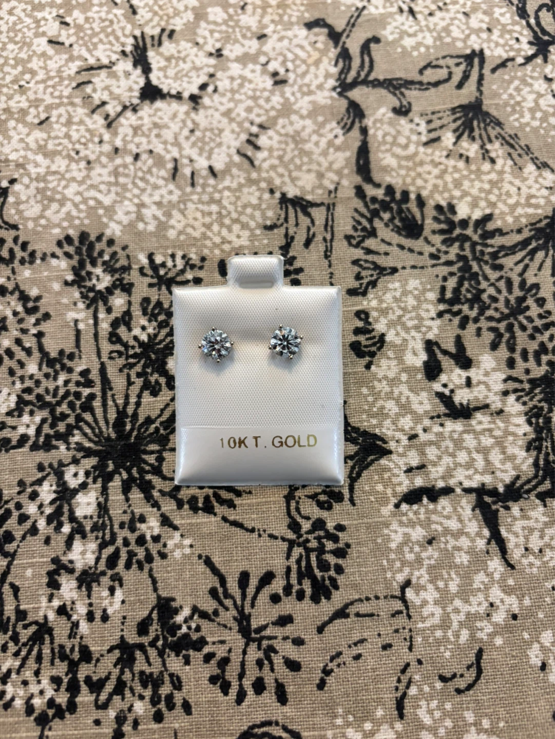 2.04CT Lab Grown Diamond Stud Earrings 10K White Gold - photo 5