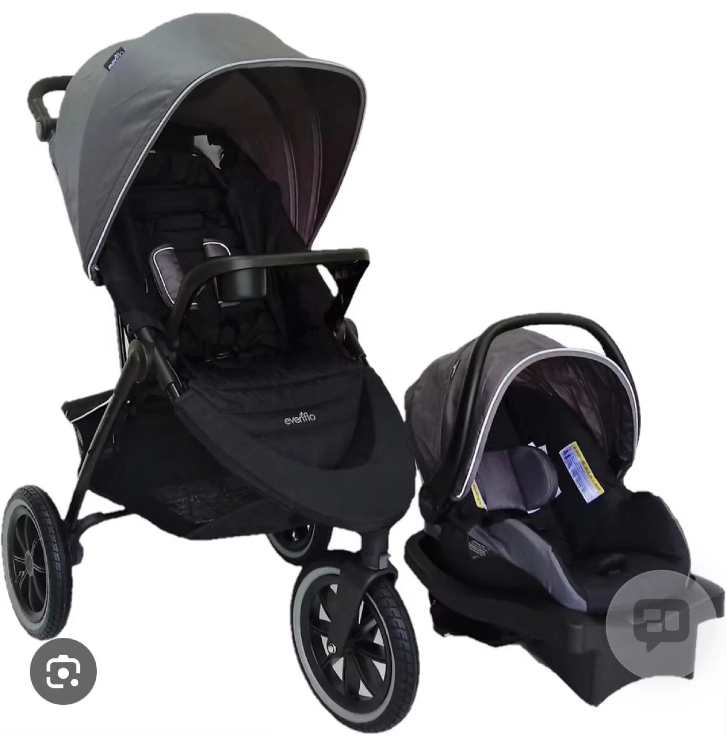 Brand New Evenflo Folio3 Stroll & Jog Travel System - photo 2