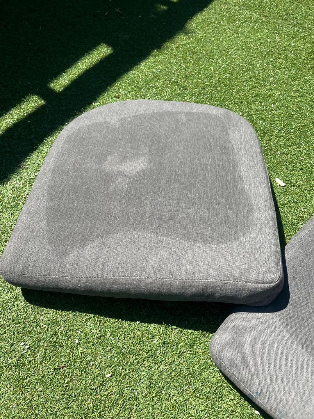 Set of 2 Grey Chair Cushions - photo 3