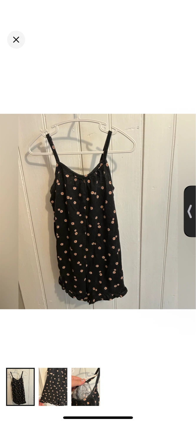 Children's Place Floral Romper 3T