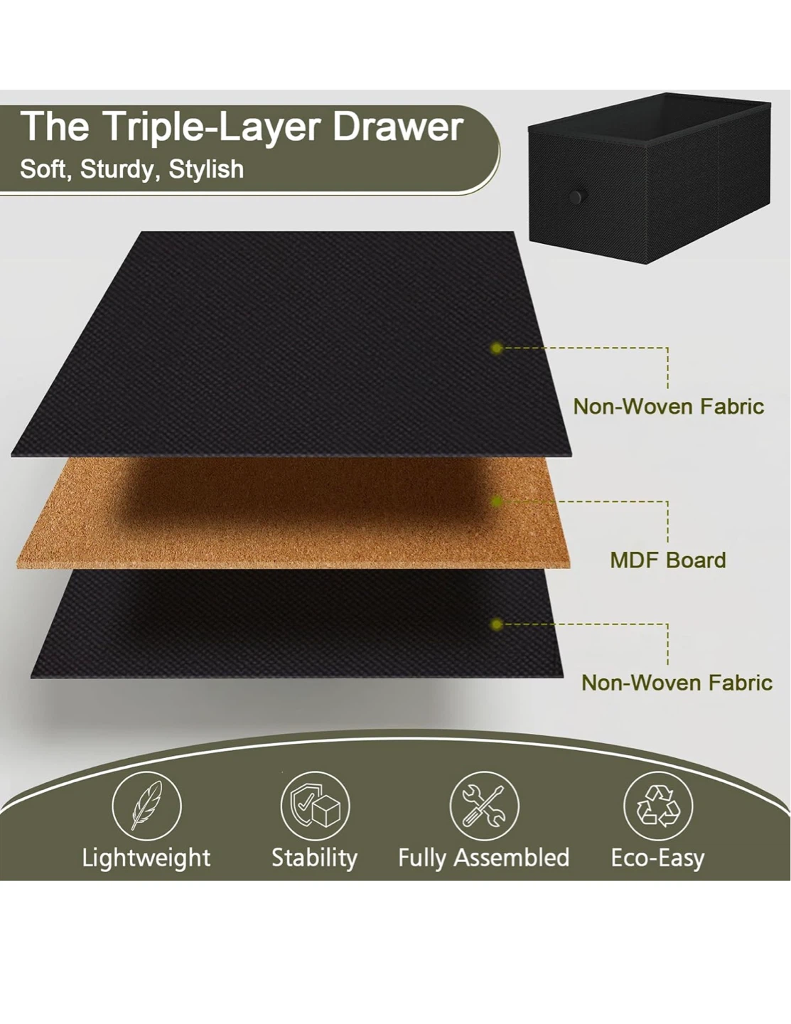 Narrow Side Table with 2 Drawers and Built-in Power - photo 5