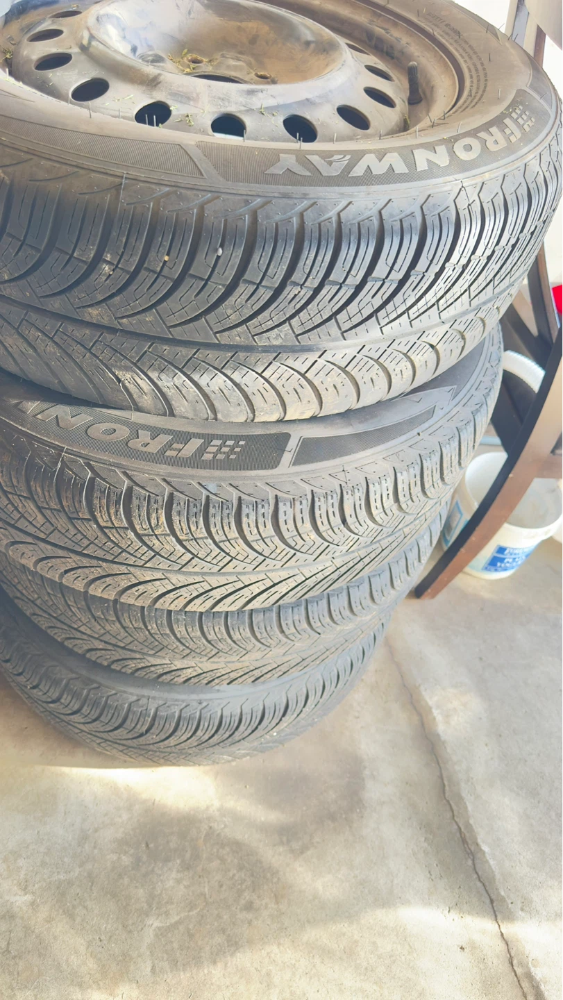 Four IRONMAN 225/65R17 Tires on Rims - photo 2