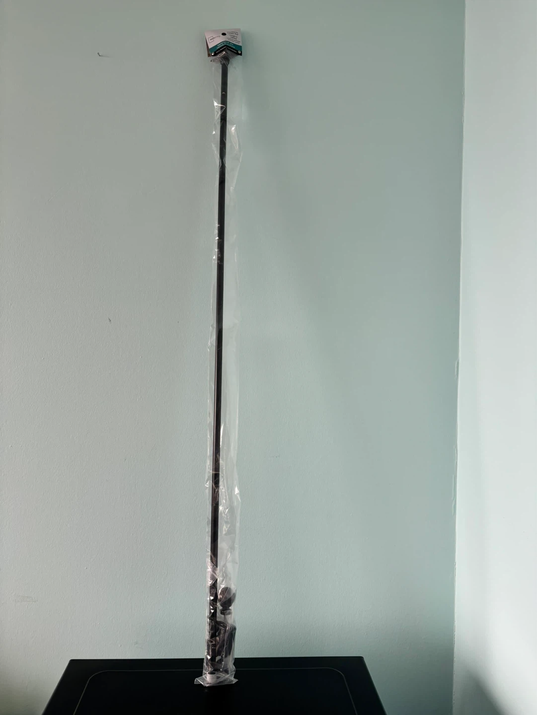 Mainstays Faux Marble Ball Curtain Rod