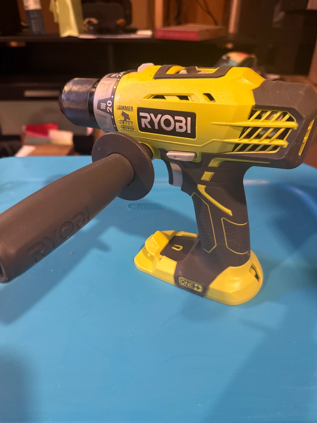 Ryobi ONE+ Cordless Hammer Drill/Driver with Side Handle
