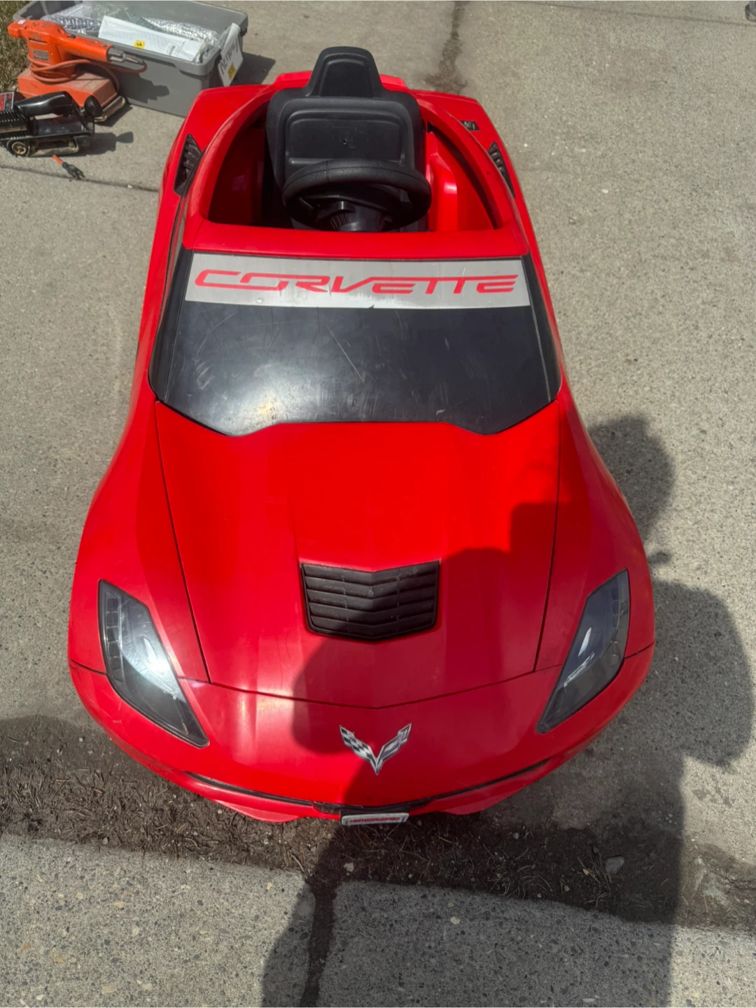 Corvette Ride-On Car - Red - photo 4