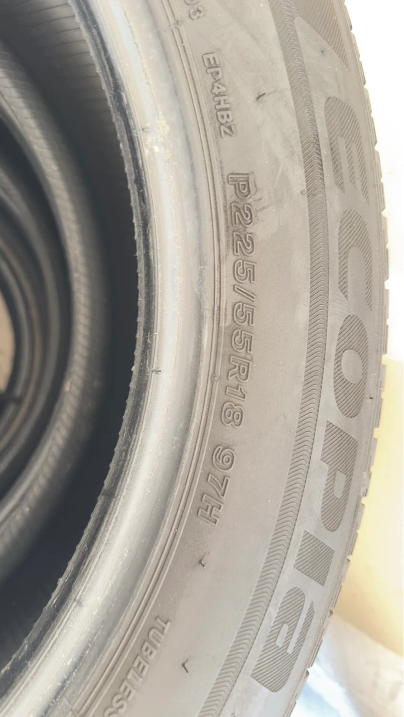 Bridgestone Ecopia P225/55R18 97H Tires - photo 4