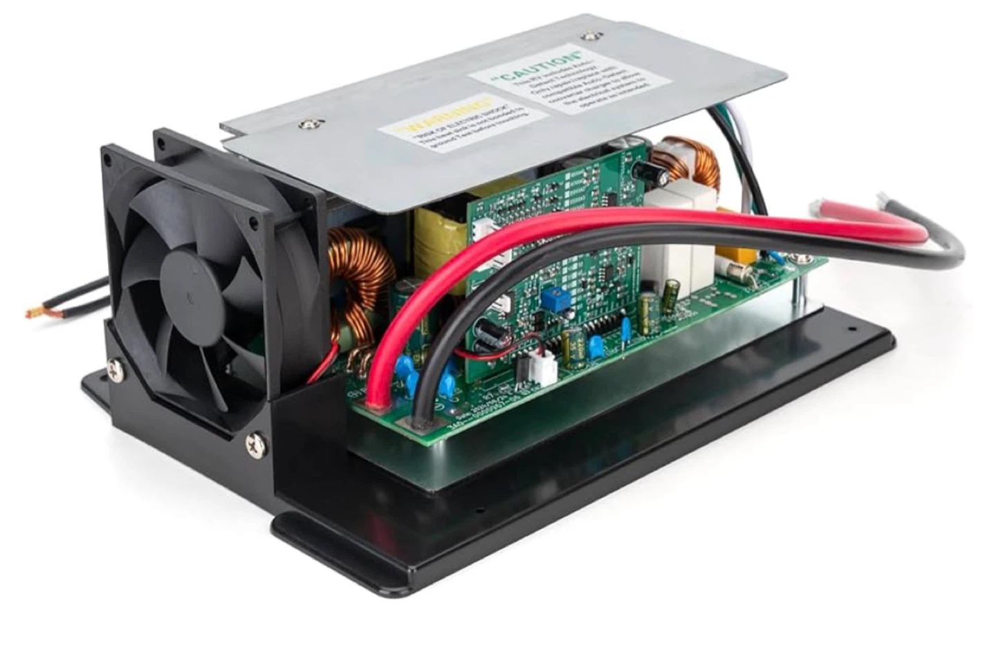 Electronic Component with Fan and Heatsink
