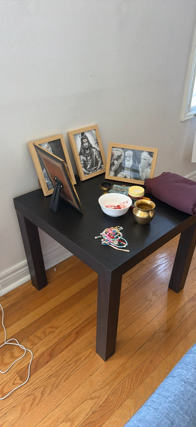 Black End Table