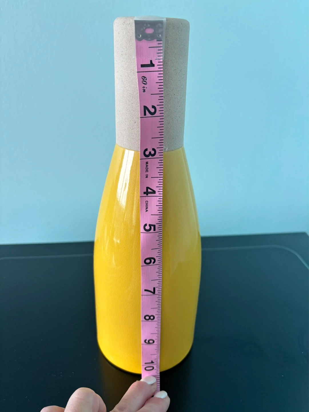 Bouclair Yellow Ceramic Vase - photo 2