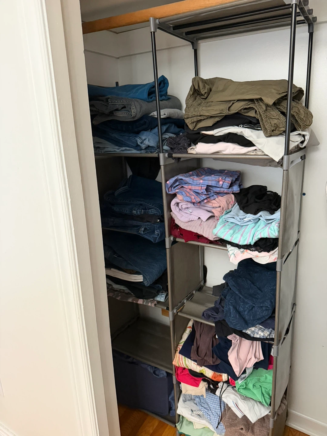 Folding Storage Shelf Unit