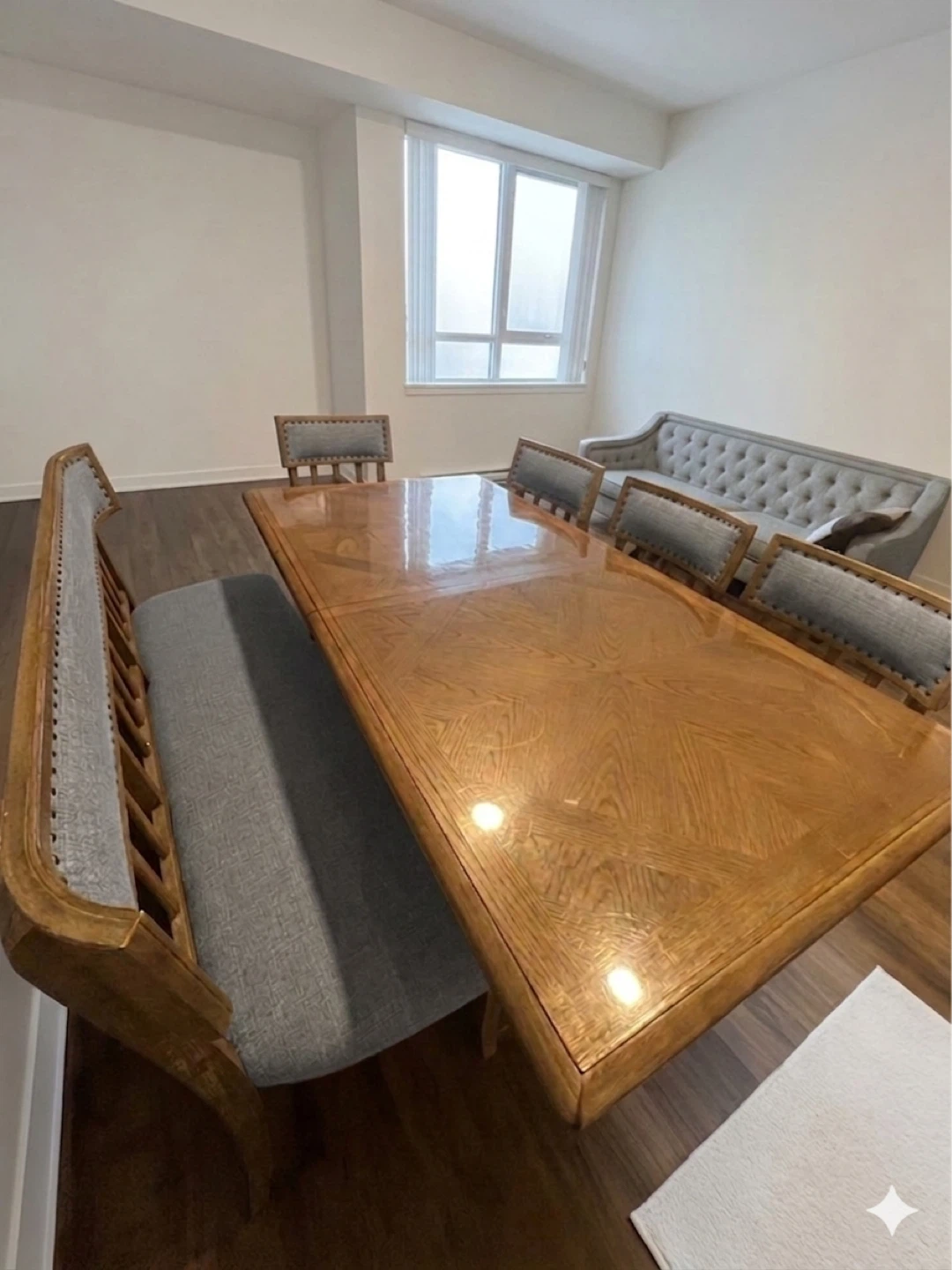 Ashley Dining Set (Table + 4 Chairs + Bench) - photo 2