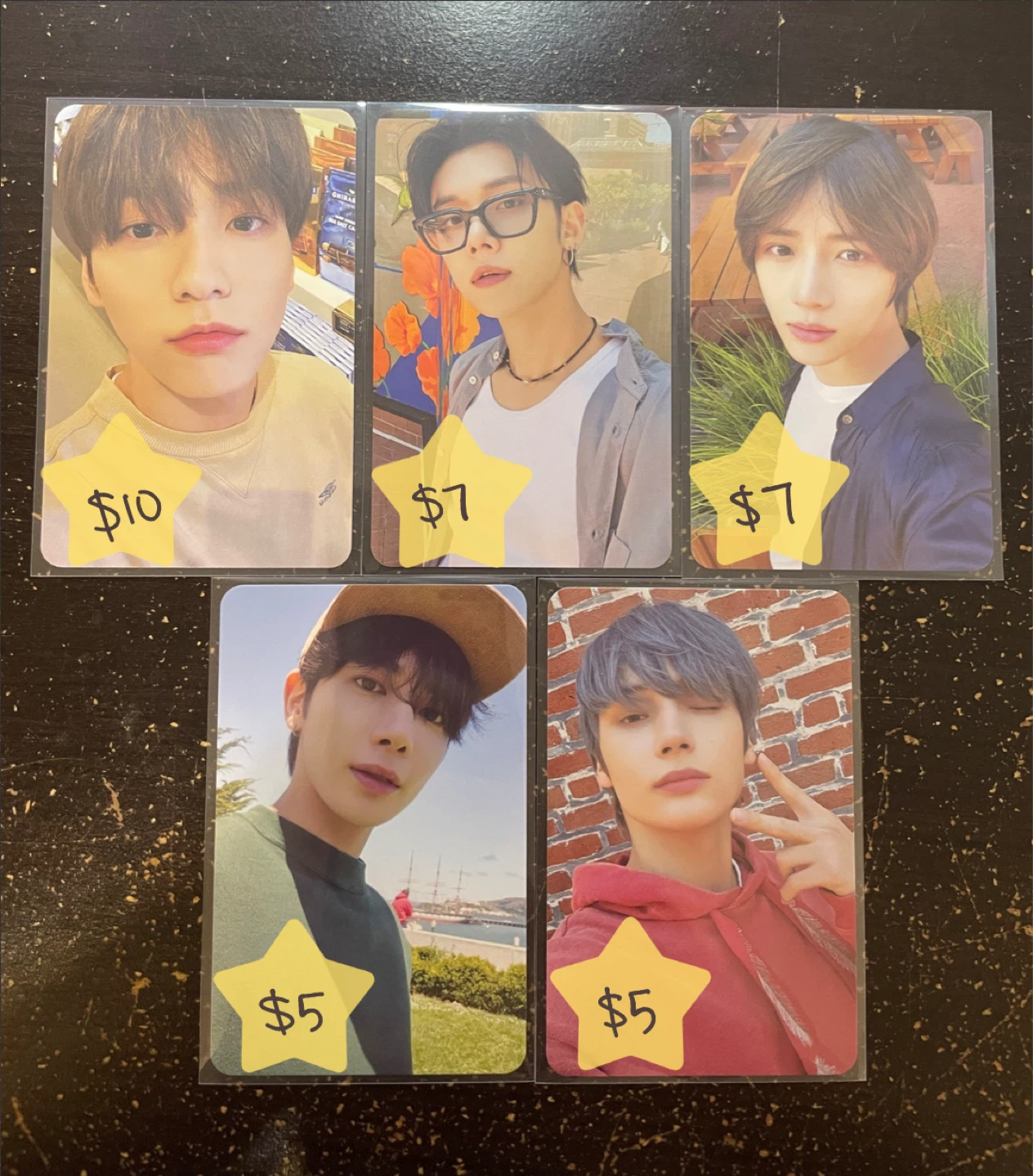 TXT - Tour Message Book Photocard set Kpop (5 for $25) - photo 2