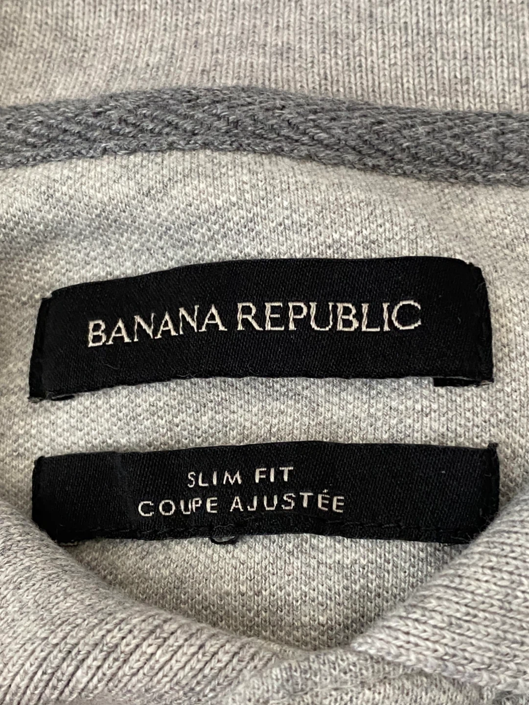 Banana Republic Slim Fit Polo Shirts (2) - Red & Grey - Size M - photo 2