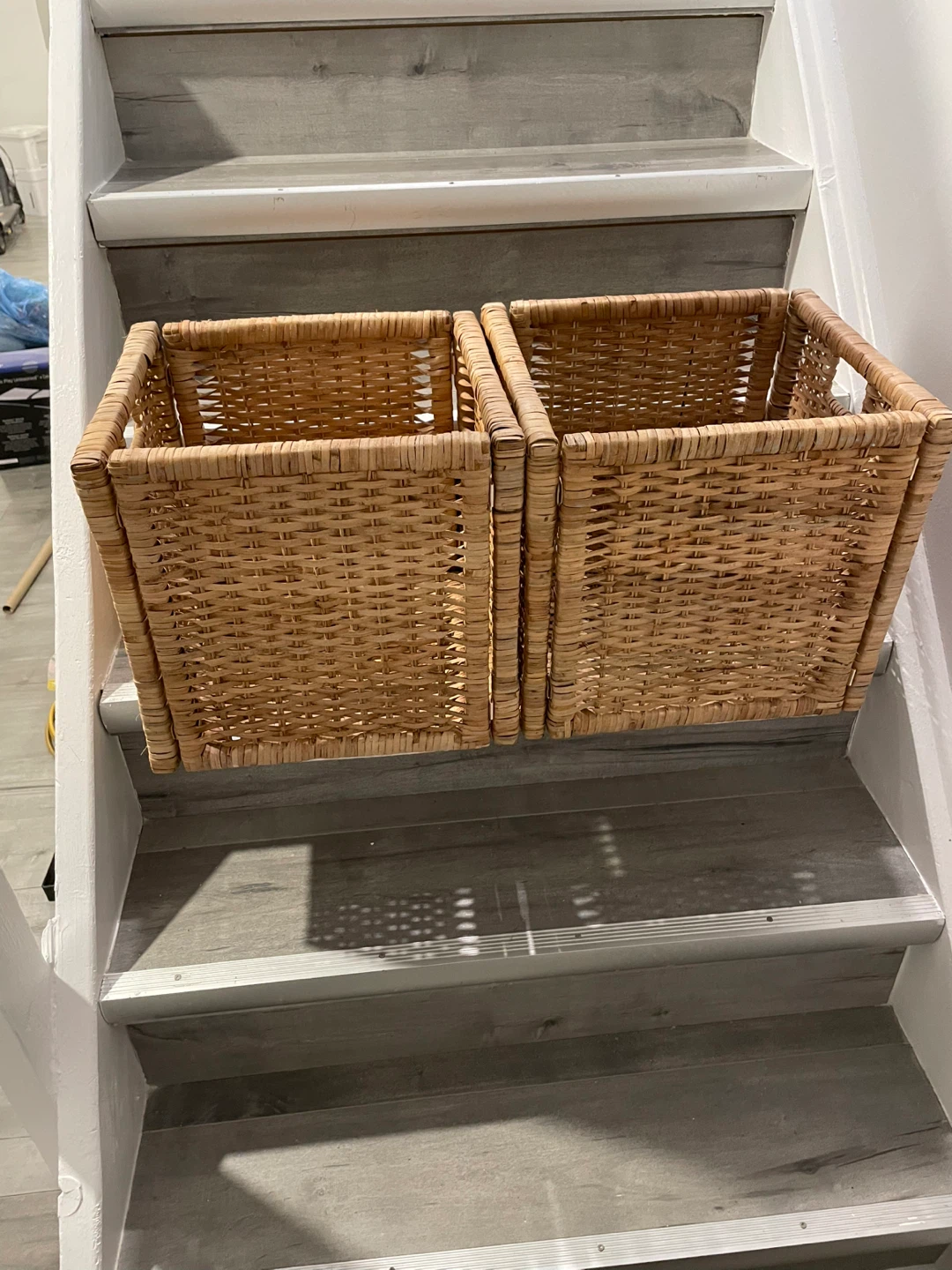 Wicker Storage Baskets (Set of 2)