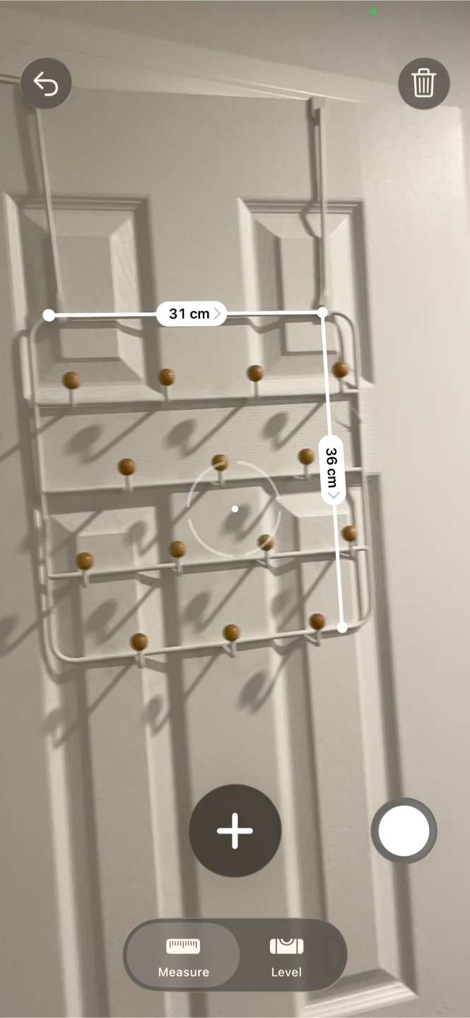 White Over-the-Door Hook Rack with Wooden Knobs - photo 3