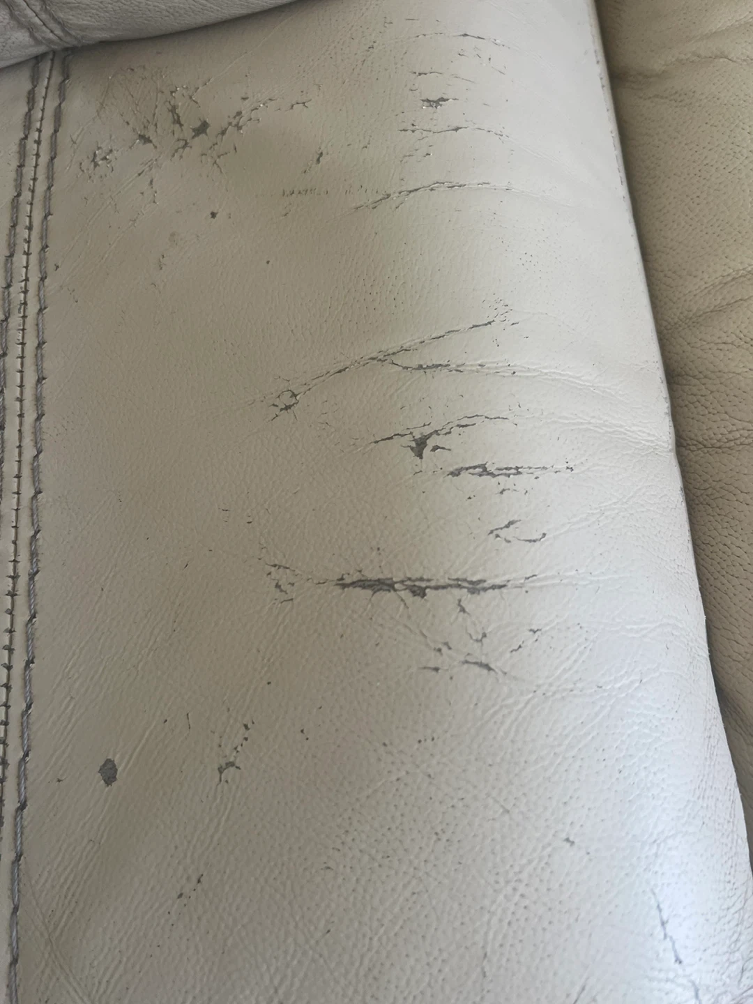 Leather 3-Seater Reclining Sofa - photo 5