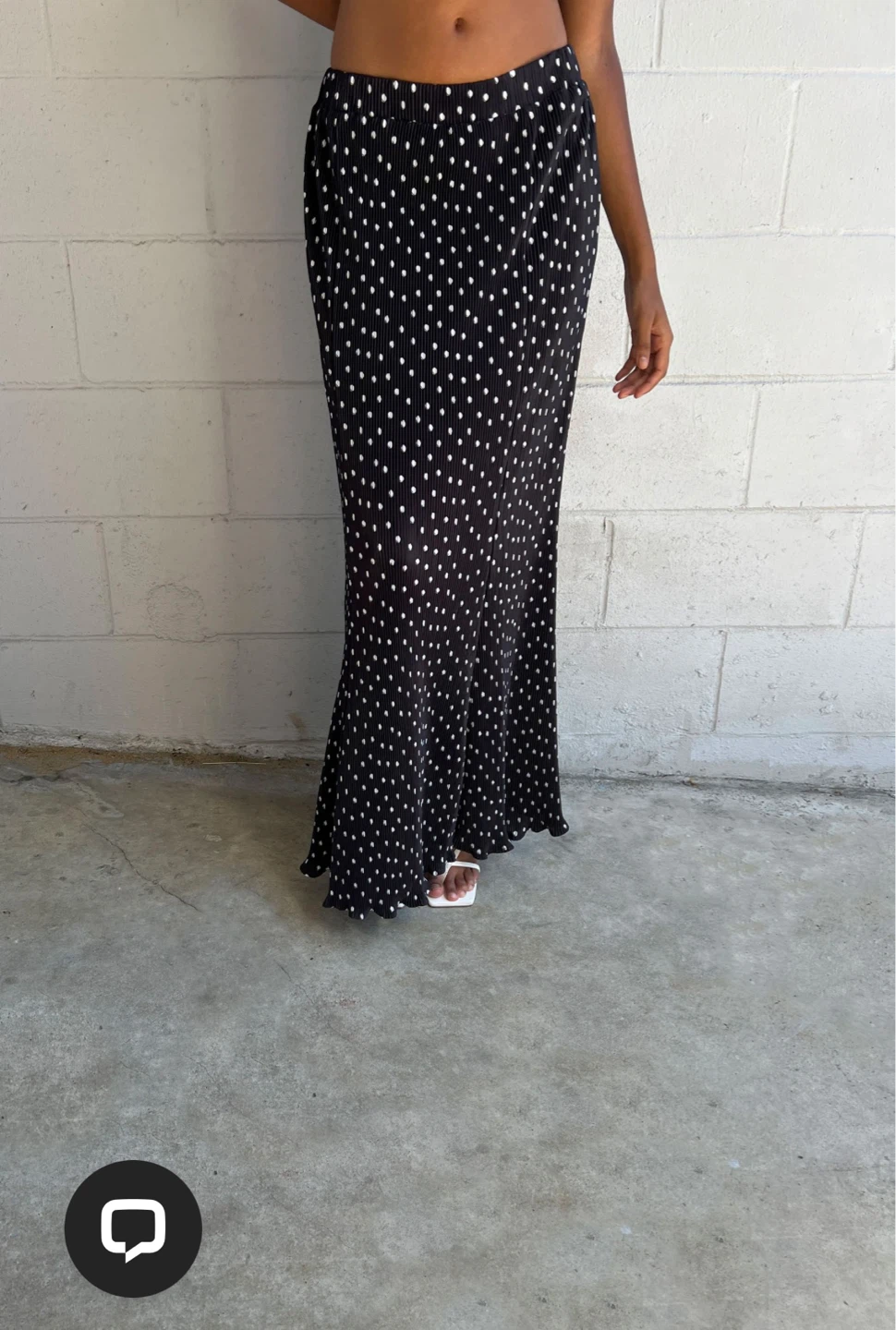 OAK + FORT - PLEATED PRINTED MAXI SKIRT - photo 4