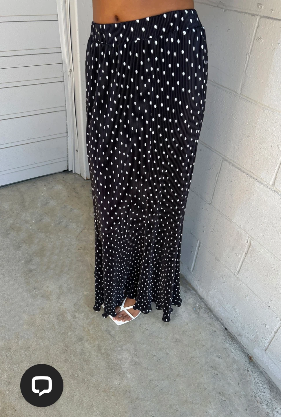 OAK + FORT - PLEATED PRINTED MAXI SKIRT - photo 3