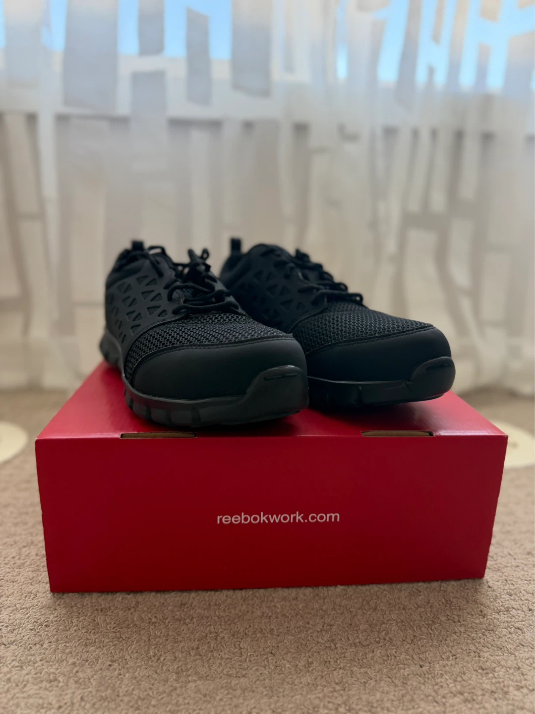 Reebok Work Black Safety Toe Shoes