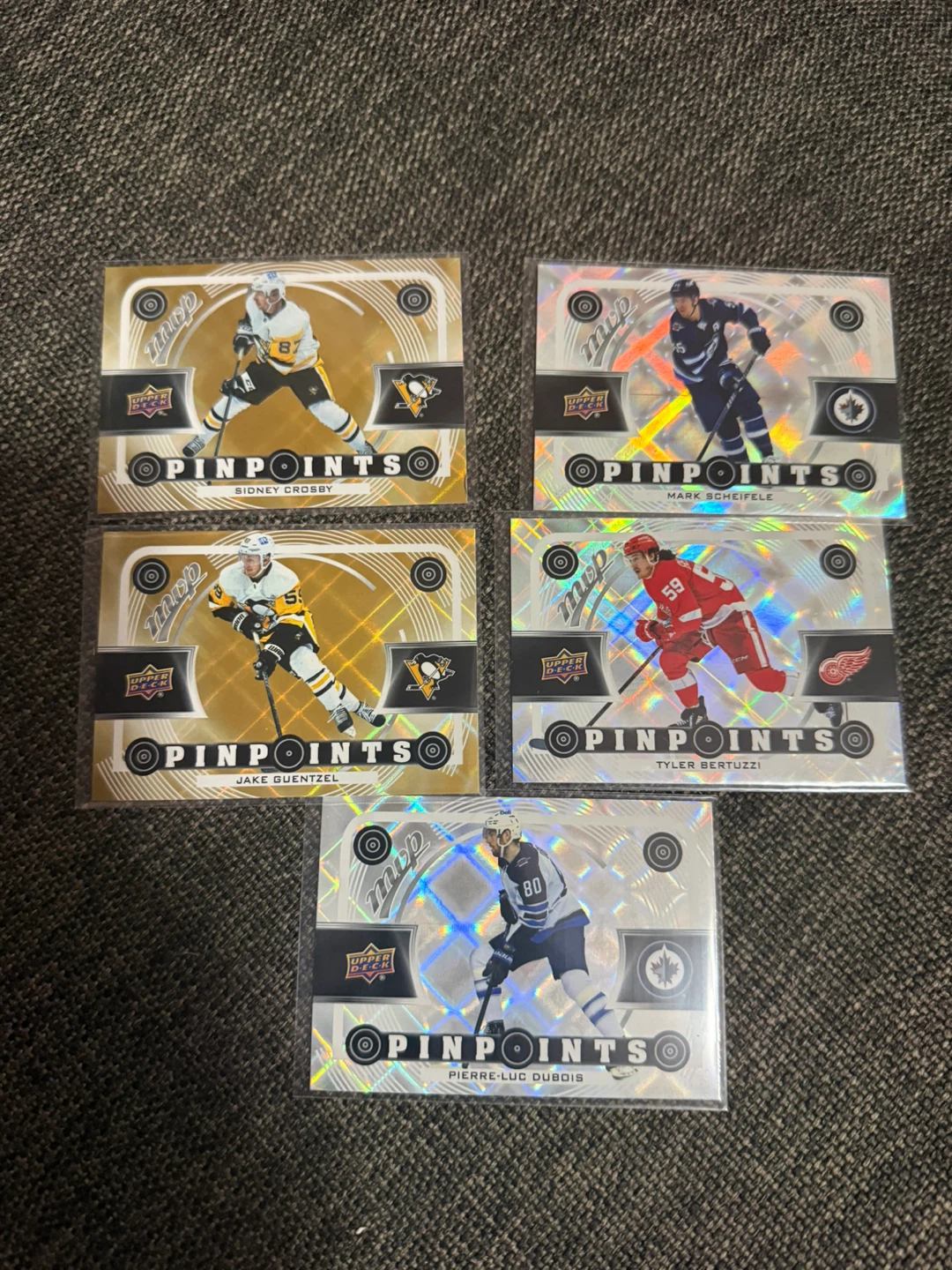 Upper Deck MVP "PINPOINTS" Hockey cards