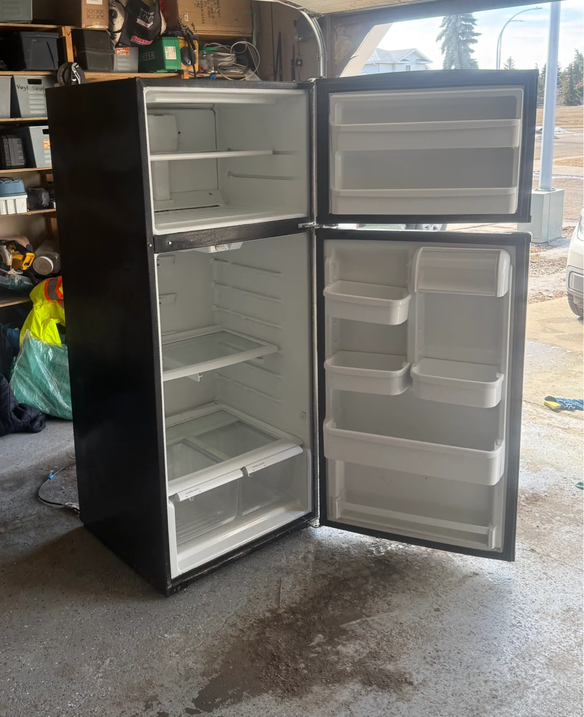 Black Whirlpool Refrigerator - photo 4
