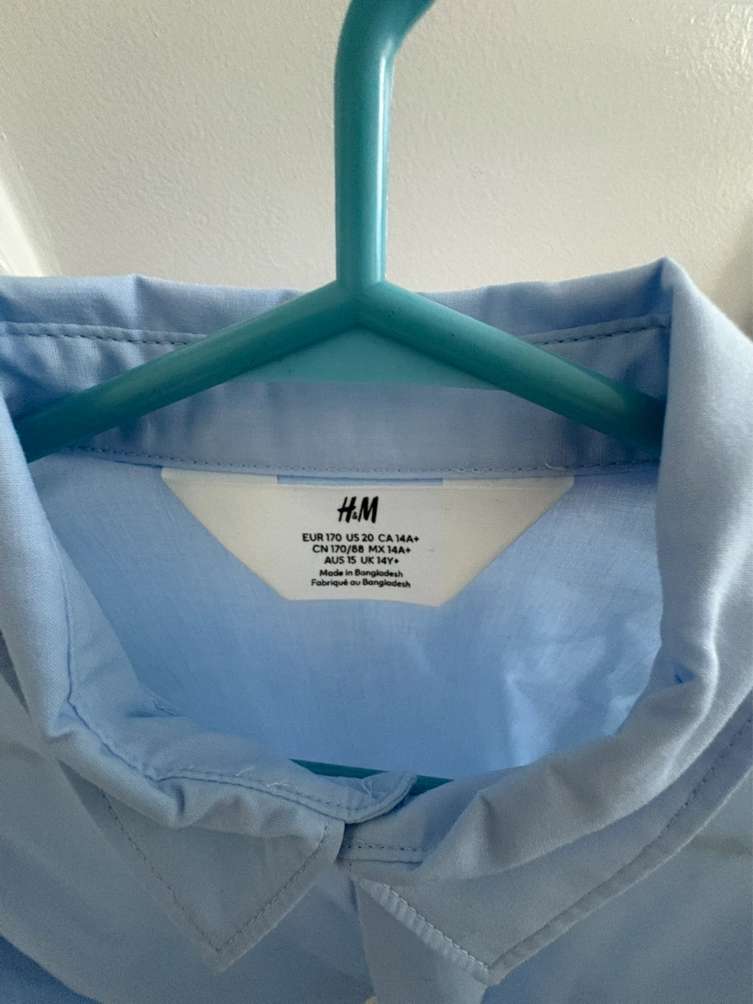 Youth Boy Light Blue Button-Up Shirt & Dress pants - photo 2