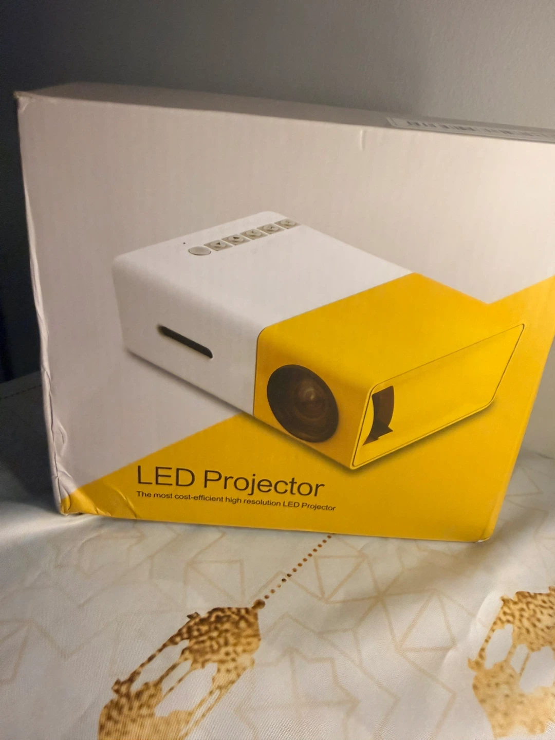LED Projector - White & Yellow